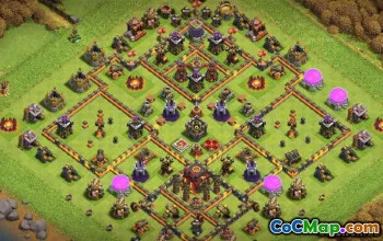 CoC Town Hall 10 Base Layouts & Maps - Copy Now! #14591