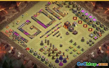 CoC Town Hall 10 Base Layouts & Maps | Copy & Progress

 #27541