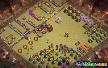 CoC Town Hall 10 Base Layouts & Maps | Copy & Progress Guides #27540