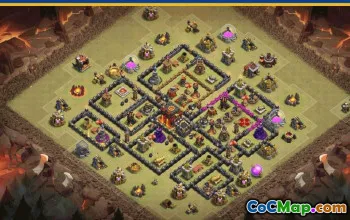 CoC Town Hall 10 Base Layouts & Maps | Copy & Save #28260