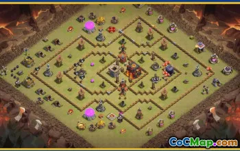 CoC Town Hall 10 Base Layouts & Maps | Copy & Share #28833
