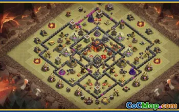 CoC Town Hall 10 Base Layouts & Maps | Copy & Share #30182
