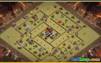 CoC Town Hall 10 Base Layouts & Maps | Farming, Trophy & Home Village #28493