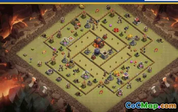CoC Town Hall 10 Base Layouts & Maps | Farming, Trophy & Home Villages #28338