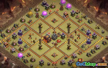 CoC Town Hall 10: Base Layouts & Maps for All Needs #14619