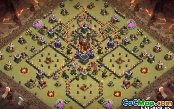 COC市政厅10基本布局和Home＆War＃12124