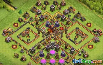 COC市政厅10基本布局和Home＆War＃12543