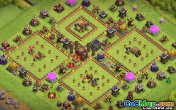 COC市政厅10基本布局和Home＆War＃13849