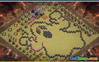 CoC Town Hall 10 Base Layouts & Maps | Funny & Progress Bases #28998