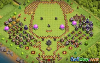 Ayuntamiento de COC 10 Diseños y mapas base | Diseños de Funny & Progress #13233