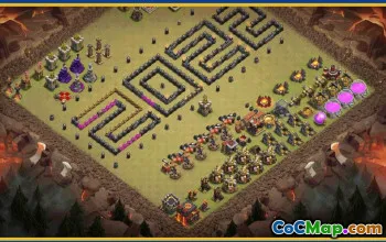 CoC Town Hall 10 Base Layouts & Maps | Funny & Progress Designs #28691