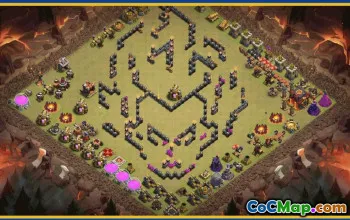 CoC Town Hall 10 Base Layouts & Maps | Funny & Progress Designs #30299