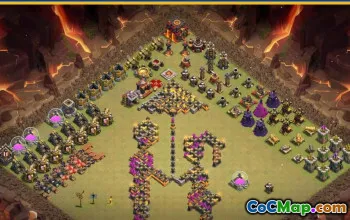 CoC Town Hall 10 Base Layouts & Maps | Funny & Progress Village #27543