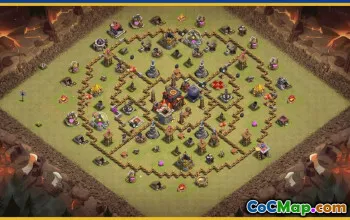 CoC Town Hall 10 Base Layouts & Maps | Home, Farm, Trophy & Hybrid #27859