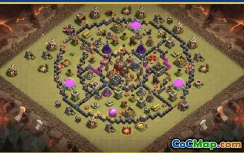 CoC Town Hall 10 Base Layouts & Maps | Home, Farming & Trophy #27870