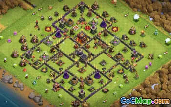CoC Town Hall 10 Base Layouts & Maps | Home, Trophy, War Bases #32050