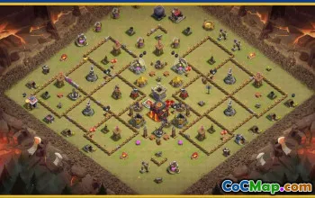CoC Town Hall 10 Base Layouts & Maps | Home, War & Defense #28330