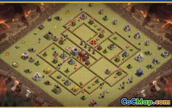 CoC Town Hall 10 Base Layouts & Maps | Home, War, Trophy #27866