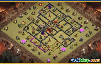 CoC Town Hall 10 Base Layouts & Maps | Home, War, Trophy #28068