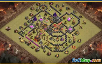 CoC Town Hall 10 Base Layouts & Maps | Home, War, Trophy #28268