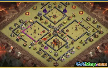 CoC Town Hall 10 Base Layouts & Maps | Home, War, Trophy #29301