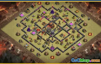 CoC Town Hall 10 Base Layouts & Maps | Home, War, Trophy #29542