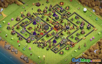 CoC Town Hall 10 Base Layouts & Maps | Home, War, Trophy #31845