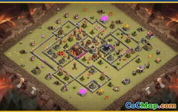 CoC Town Hall 10 Base Layouts & Maps | Home, War, Trophy Bases #29028