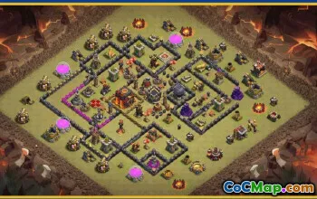 CoC Town Hall 10 Base Layouts & Maps | Home, War, Trophy Bases #29489