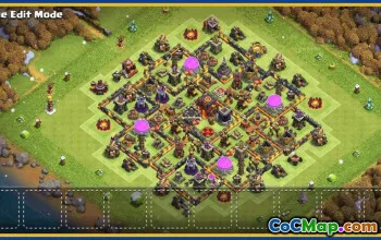 CoC Town Hall 10 Base Layouts & Maps | Home, War & Trophy Bases #30084