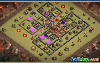 CoC Town Hall 10 Base Layouts & Maps | Home, War, Trophy, Farming #29433