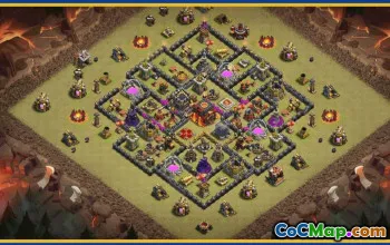 CoC Town Hall 10 Base Layouts & Maps | Home, War, Trophy & Farming #29859