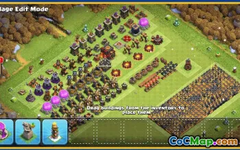 CoC Town Hall 10 Base Layouts & Maps | Progress & Home Village #30240