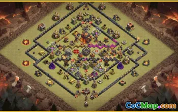 CoC Town Hall 10 Base Layouts & Maps | Trophy, Farm & More #28986