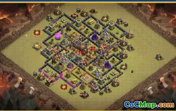 CoC Town Hall 10 Base Layouts & Maps | Trophy & Farming Bases #28812