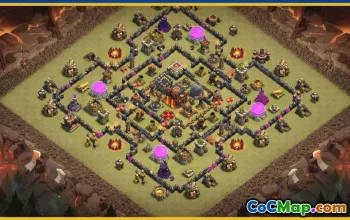 CoC Town Hall 10 Base Layouts & Maps | Trophy & Farming Bases #30416