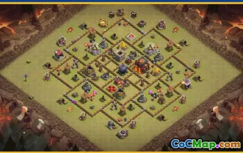 CoC Town Hall 10 Base Layouts & Maps | Trophy, Farming & Home Village #28622