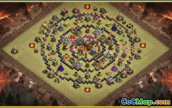 CoC Town Hall 10 Base Layouts & Maps | Trophy, Farming & Hybrid #29930