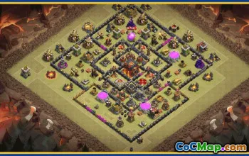 CoC Town Hall 10 Base Layouts & Maps | Trophy & Farming Maps #28694