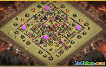 CoC Town Hall 10 Base Layouts & Maps | Trophy, Farming & More #27654