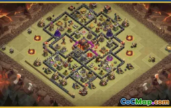 CoC Town Hall 10 Base Layouts & Maps | Trophy, War, Farming #29670