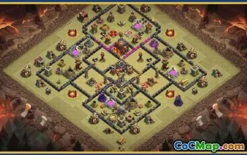 CoC Town Hall 10 Base Layouts & Maps | Trophy, War, Farming #29717