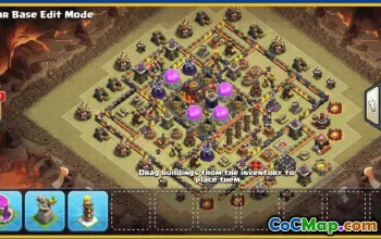 CoC Town Hall 10 Base Layouts & Maps | Trophy, War, Farming #30399
