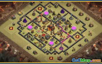CoC Town Hall 10 Base Layouts & Maps | War, Farming & Trophy Bases #29430