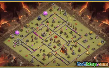 CoC Town Hall 10 Base Layouts & Maps | War, Home Village, Link #29249