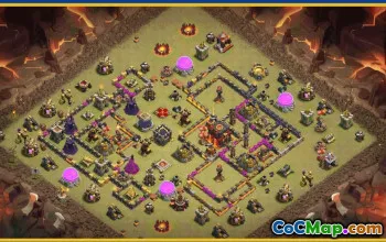 CoC Town Hall 10 Base Layouts & Maps | War, Trophy & Home Village #27651