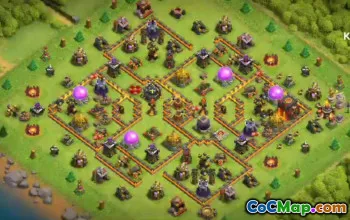 CoC Town Hall 10 Base Layouts: War, Farming & Maps #17066