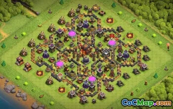 CoC Town Hall 10 Base Layouts: War, Farming & More #17116