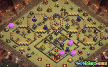 Coc Town Hall 10 Base Layouts: War, Home, Hybrid Maps #13802
