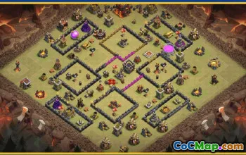 CoC Town Hall 10 Base Layouts & War Maps | Copy & Download #28696